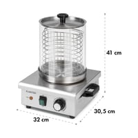 Klarstein Wurstfabrik Pro 450W Virsli Melegítő 5L Rozsdamentes Acél Üveg 9