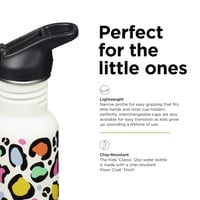 Cyklistická fľaša Klean Kanteen Classic Narrow Flip Sport z nehrdzavejúcej ocele so športovým uzáverom, ružová, 355 ml 4
