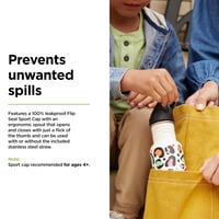 Cyklistická fľaša Klean Kanteen Classic Narrow Flip Sport z nehrdzavejúcej ocele so športovým uzáverom, ružová, 355 ml 3