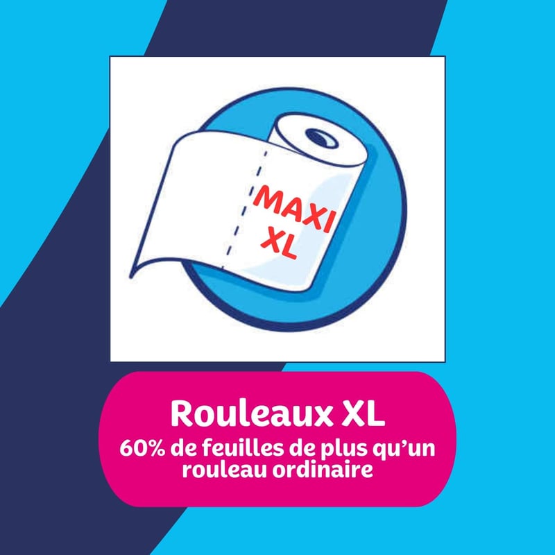Kleenex Ultra Clean Maxi XL Konyhai Papírtörlő, 6 Tekercs, Kiváló Felszívóképesség - 1 stück (6er Pack), 2-White