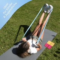 Set benzi elastice de fitness Kleintober, 3 bucăți, pentru copii, adolescenți și începători 3