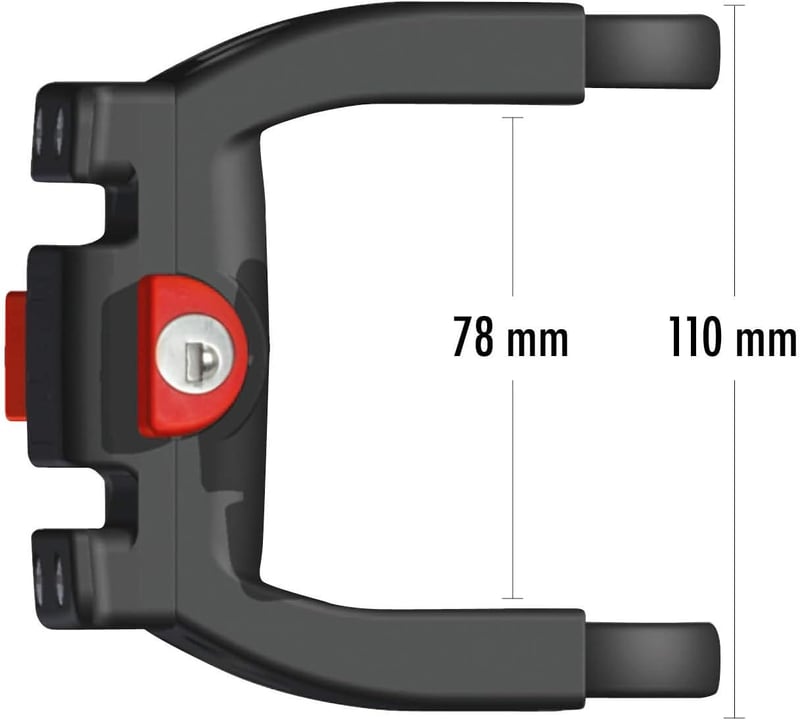 KlickFix E-Bike Kormány Adapter Zárral 22-26mm és 31.8mm Átmérőhöz