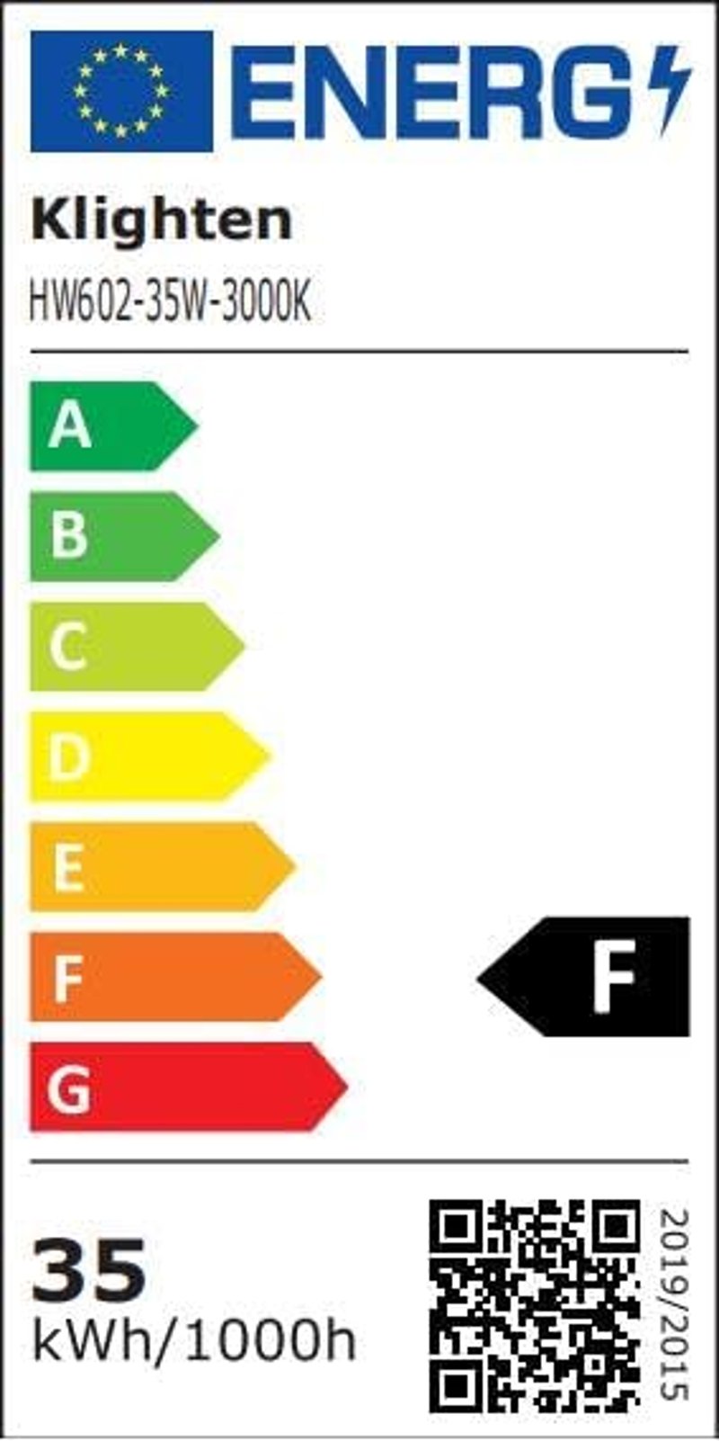 Klighten 120 cm-es Kültéri-Beltéri LED Fali Lámpa - IP65 Vízálló Fekete Vas-Akril Világítás, 35W, Meleg Fehér 3000K, Szabályozható