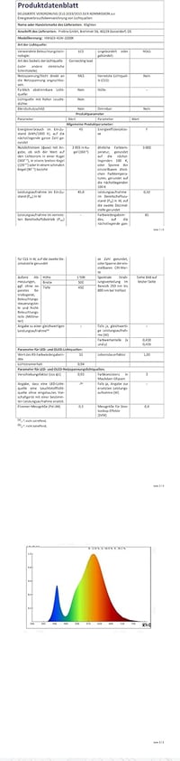 Klighten 150 cm-es IP54 Vízálló LED Fali Lámpa - Fekete Kültéri Világítás Kerthez, Teraszhoz, Nappaliba - 45W 3855lm Meleg Fehér 3000K 8