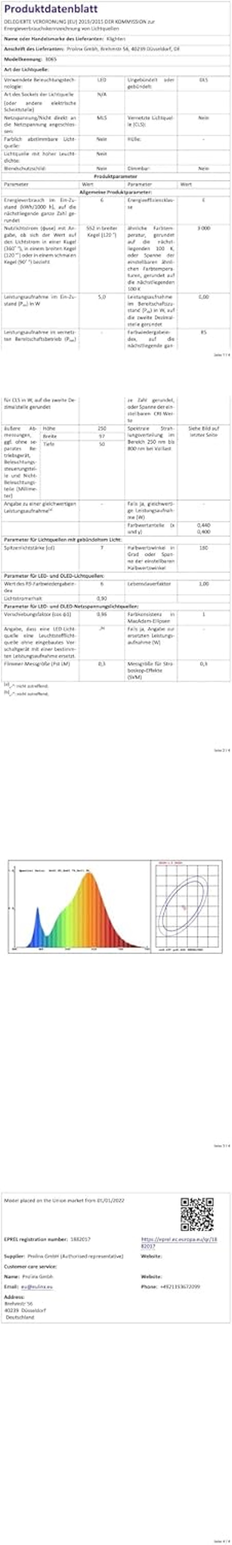 Klighten 2 db LED fali spot 3 W+3 W 3000K meleg fehér 2 izzó 2 kapcsoló fehér alumínium 330 fok forgatható 60 fok
