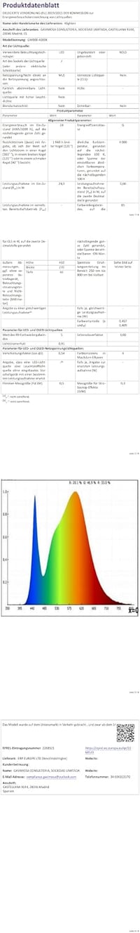 Lampă de perete LED modernă de interior Klighten 24W 1960lm, iluminat decorativ pentru dormitor, sufragerie, hol, 4000K alb neutru, 110-240V 9