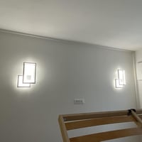 Lampă de perete LED modernă de interior Klighten 24W 1960lm, iluminat decorativ pentru dormitor, sufragerie, hol, 4000K alb neutru, 110-240V 6