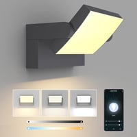 Klighten 24W Dimmelhető Kültéri Fali Lámpa App Vezérléssel, IP65 Vízálló 1