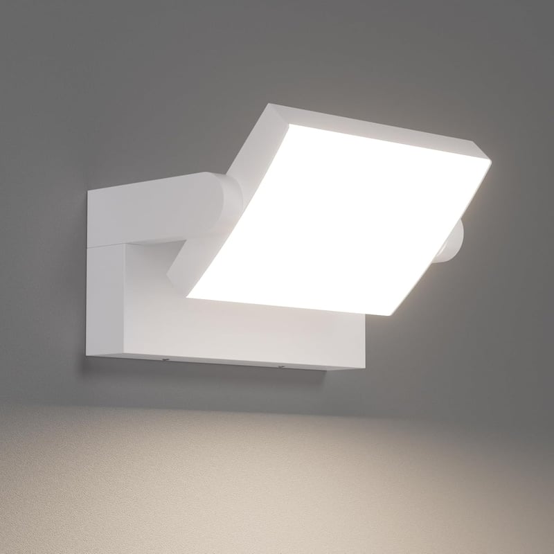 Klighten 24W Kültéri Fali Lámpa IP65 Vízálló LED Panellel, 1500 Lumen, Természetes Fehér