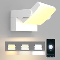 Klighten 24W LED fali lámpa dimmelhető app vezérléssel, IP65 vízálló kültéri beltéri világítás 1