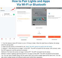 Klighten 24W Dimmelhető Kültéri Fali Lámpa App Vezérléssel, IP65 Vízálló 5