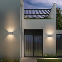 Klighten 24W Mozgásérzékelős Kültéri Fali Lámpa IP65 Meleg Fehér - 1pcs, Darkgray 7