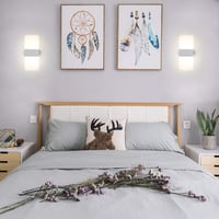 Klighten 4db LED fali lámpa 12W természetes fehér 4000K modern nappali hálószoba 4