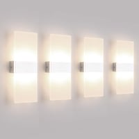 Klighten 4db LED fali lámpa 12W természetes fehér 4000K modern nappali hálószoba 1
