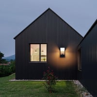 Lampă de perete LED de exterior Klighten cu senzor de mișcare 24 W, IP65 rezistentă la apă, antracit, alb cald 3000 K, pentru exterior, interior, intrare, terasă, grădină 6