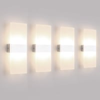 Klighten LED nástenné svietidlo 12W, prirodzená biela 4000K, akryl - 4 ks 2