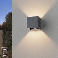 Klighten LED Kültéri/Beltéri Fali Lámpa Szett (2db) - Mozgásérzékelős, 3000K, Állítható Fényszög, Cserélhető G9 Izzó, Antracit Alumínium, Mo 5