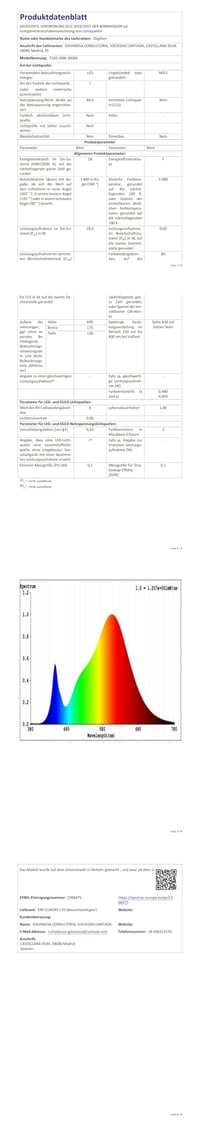 Klighten LED kúpeľňové svietidlo nad zrkadlo 60 cm 18W teplá biela 3000K čierne 9