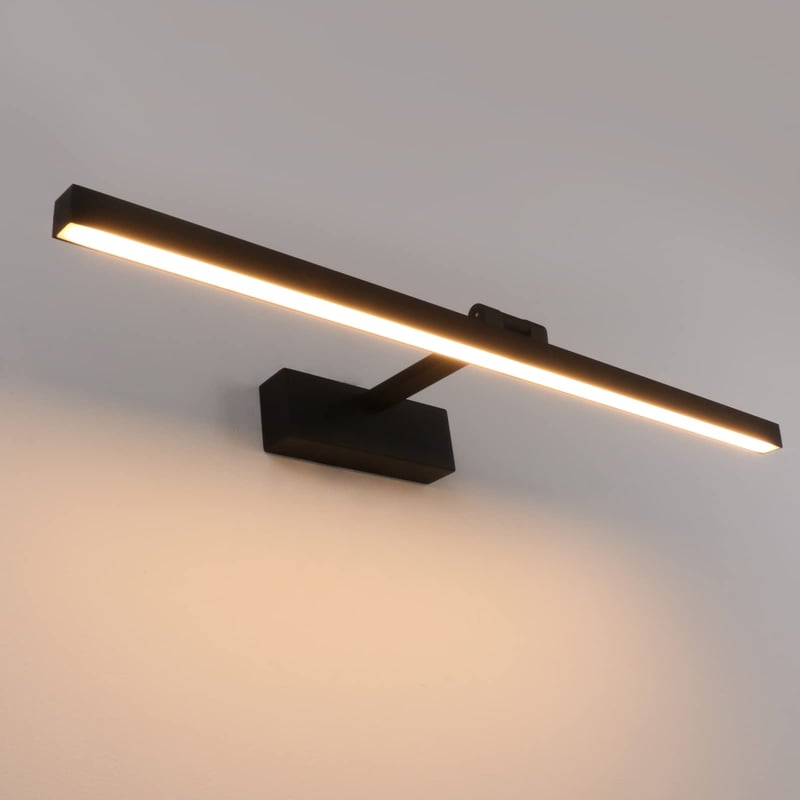 Klighten LED kúpeľňové svietidlo nad zrkadlo 60 cm 18W teplá biela 3000K čierne