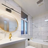 Klighten LED kúpeľňové svietidlo nad zrkadlo 60 cm 18W teplá biela 3000K čierne 2