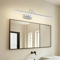 Klighten LED kúpeľňové svietidlo nad zrkadlo 70 cm, 24W, 1650 lm, 4000K, chróm, nástenné svietidlo na zrkadlo 7