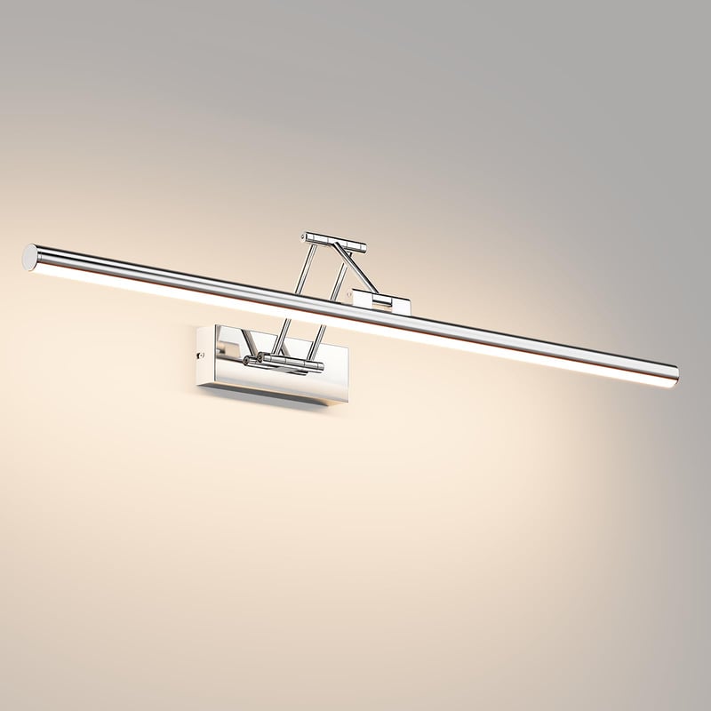 Klighten LED kúpeľňové svietidlo nad zrkadlo 70 cm, 24W, 1650 lm, 4000K, chróm, nástenné svietidlo na zrkadlo