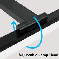 Klighten LED kúpeľňové svietidlo nad zrkadlo 100 cm čierne 28 W 1560 lm s rotáciou 180 stupňov studená biela 6000 K IP44 vodotesné svietidlo na líčenie 4