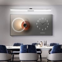 Klighten LED kúpeľňové svietidlo nad zrkadlo 100 cm čierne 28 W 1560 lm s rotáciou 180 stupňov studená biela 6000 K IP44 vodotesné svietidlo na líčenie 7