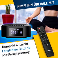 KLIM Boombox E1 CD prehrávač s funkciou Bass Boost, FM rádiom, Bluetooth a USB portom 5