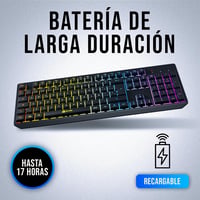 KLIM Chroma Wireless Gamer Billentyűzet RGB Világítással PC Mac PS4 3