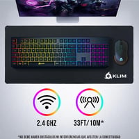 KLIM Chroma Wireless Gamer Billentyűzet RGB Világítással PC Mac PS4 6