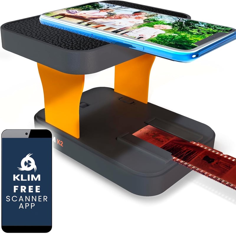 KLIM K2 35mm Dia és Negatív Szkenner - Otthoni Fotó Digitalizáló Állomás