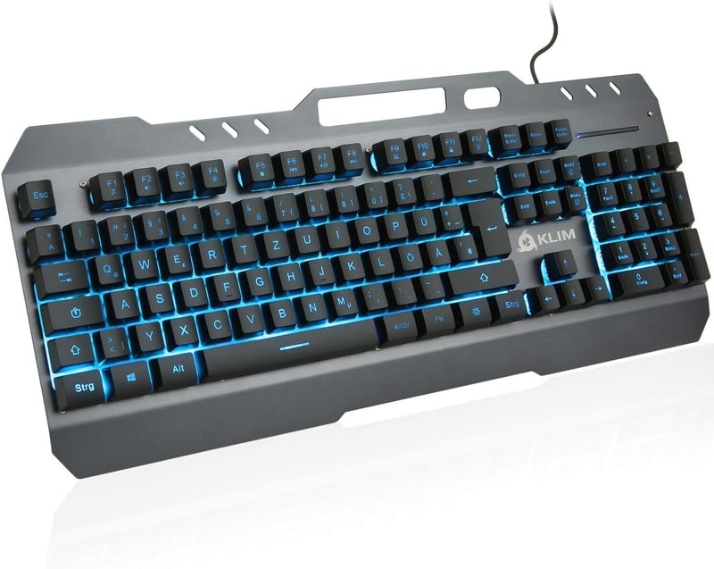 KLIM Lightning Gamer Billentyűzet Fémes Keret QWERTZ Hibrid Mechanikus