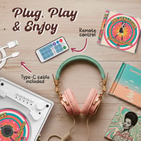 Retro CD prehrávač KLIM s Bluetooth reproduktorom, AUX, USB, batériou, diaľkovým ovládačom, retro dizajnom, bytová dekorácia – biely 5