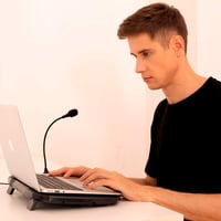 USB stolný mikrofón KLIM Talk pre PC, notebook, Mac a konzolu PS4 – verzia 2024 – profesionálny mikrofón so stojanom na hranie hier, streamovanie a podcasty 7