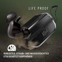 Športové bezdrôtové slúchadlá Klipsch T5 II True Wireless Sport Bluetooth 5.0, dotykové ovládanie, odolné voči potu, čierne 3