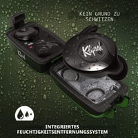 Športové bezdrôtové slúchadlá Klipsch T5 II True Wireless Sport Bluetooth 5.0, dotykové ovládanie, odolné voči potu, čierne 4