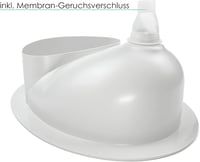 KLOGO Szeparátor Betét Száraz WC-hez Szagcsapda Funkcióval 4