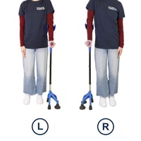 Štvornohá nastaviteľná barla KMINA – pre používateľov nad 1,55 m 5