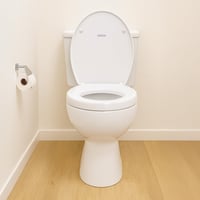 KMINA WC Ülőke Emelő 5 cm Fehér Duroplast Soft Close Lassan Záródó Toalett Magasító Felnőtteknek 6