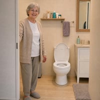 KMINA WC Ülőke Emelő 5 cm Fehér Duroplast Soft Close Lassan Záródó Toalett Magasító Felnőtteknek 7