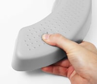 KMINA Vyvýšené WC sedadlo 5 cm, polstrované, vodoodolné, pre seniorov a imobilných ľudí, bez nutnosti montáže, patentované 4