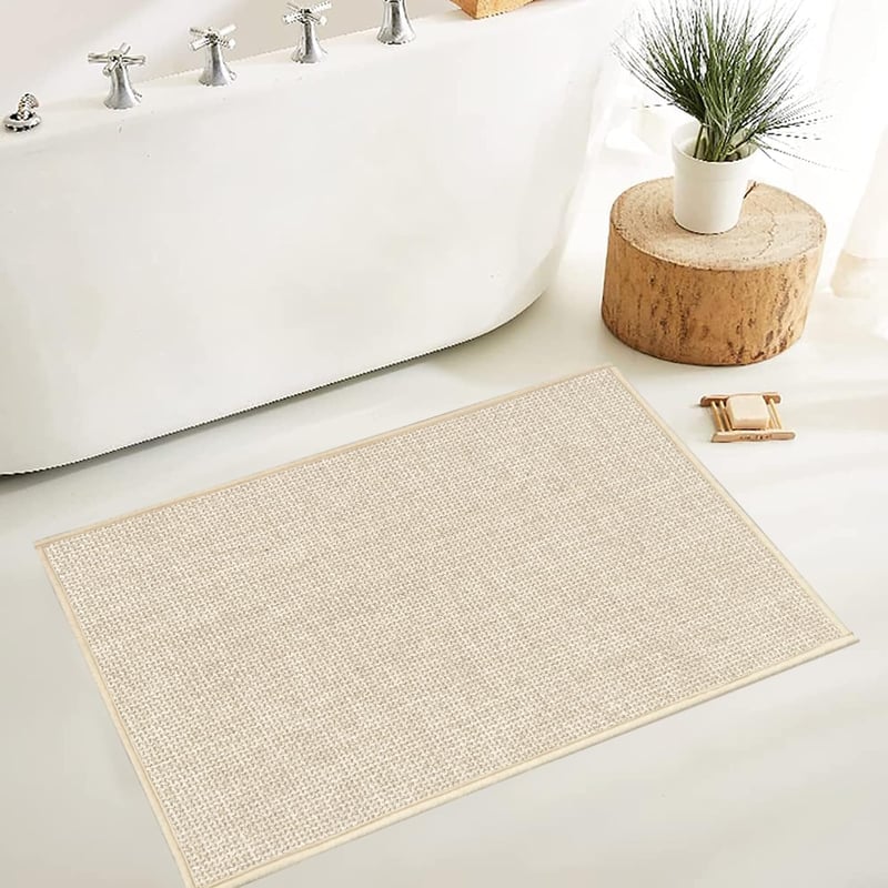KMVIZI Mosható Konyhai Futó Szőnyeg 50x80cm Bézs Vízálló Csúszásmentes