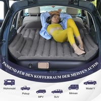 Nafukovacia posteľ KMZ so vstavanou elektrickou pumpou – samonafukovacia a vypustiteľná za 90 sekúnd – flokovaná automatrac s prenosnou taškou na cestovanie a kempovanie 9