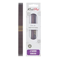 Set de andrele KnitPro J'adore Cubics 15 cm - dimensiune 3,5 mm - set de andrele circulare de 6 inchi 1