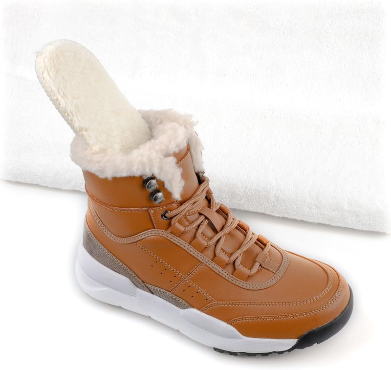 Knixmax Birkanyúl Talpbetét Meleg Téli Cipőbetét Felnőtt Gyerek 28-46 - 42, Beige Wool With Felt