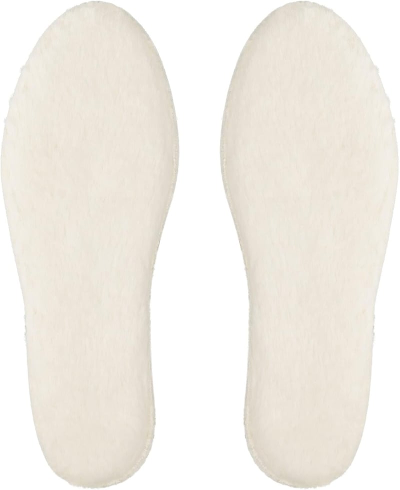 Knixmax Birkanyúl Talpbetét Meleg Téli Cipőbetét Felnőtt Gyerek 28-46 - 42, Beige Wool With Felt
