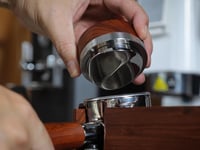 Distribuitor de cafea KNODOS 54 mm pentru espresso, nivelator de cafea cu mâner din lemn de trandafir, compatibil cu Sage Barista Express, Pro, Touch, Bambino 6