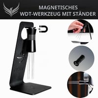 KNODOS Distribuitor cu ace pentru espresso, dozator reglabil de 0,25 mm și 0,4 mm, instrument magnetic pentru pregătirea cafelei, accesoriu barista pentru espressor cu pârghie 2