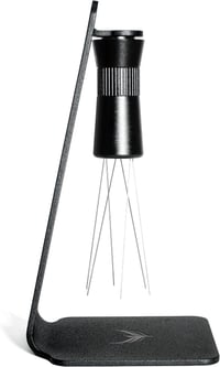 KNODOS Distribuitor cu ace pentru espresso, dozator reglabil de 0,25 mm și 0,4 mm, instrument magnetic pentru pregătirea cafelei, accesoriu barista pentru espressor cu pârghie 5